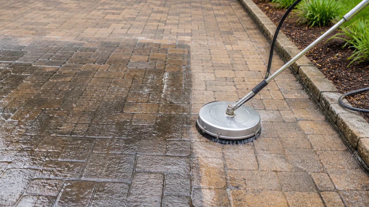 Paver Cleaning Before Sealing near The Villages
